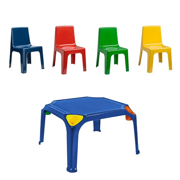 Kids Table and Chair Combo (Blue)