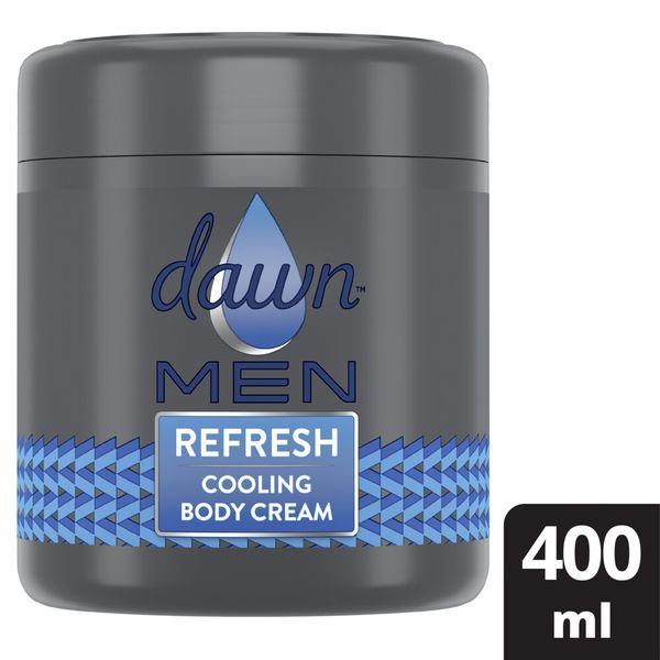 Dawn MEN Refresh Cooling Body Cream for All Skin Types 400ml
