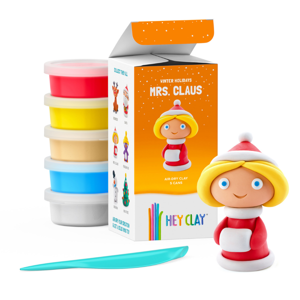Hey Clay - Modelling Air-Dry Clay with Interactive App Mrs. Claus Christmas