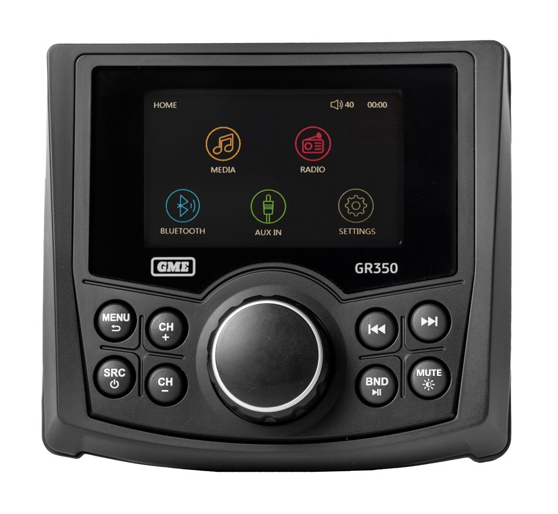 GME GR350BT Marine Stereo w/ Bluetooth, USB/AUX & AM/FM Black Shop Today. Get it Tomorrow