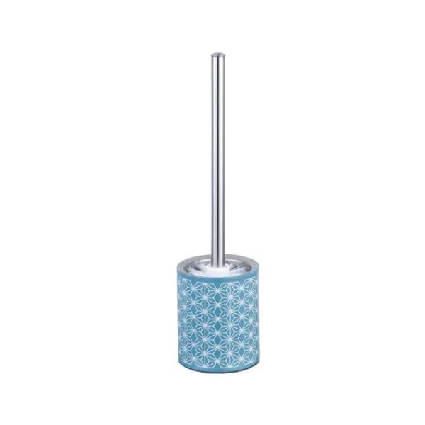 Toilet Brush Holder Stainless Steel Boheme blue