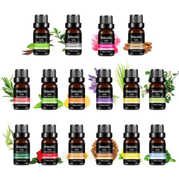 Essential Oil Favourites Gift 16 Pack 10ml (Including Popular Rose)