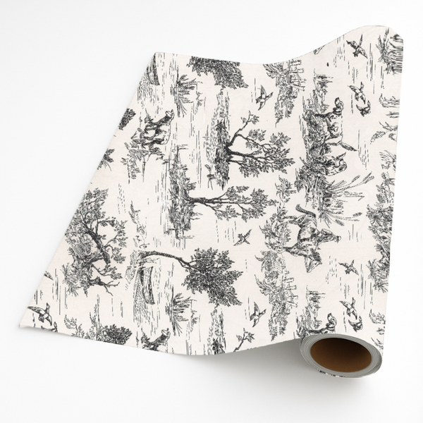 Gift Wrapping Paper 5m Roll - Country Toile