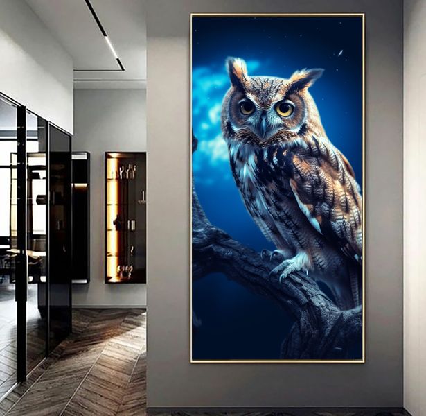 Canvas Wall Art - Night Owl - 0817