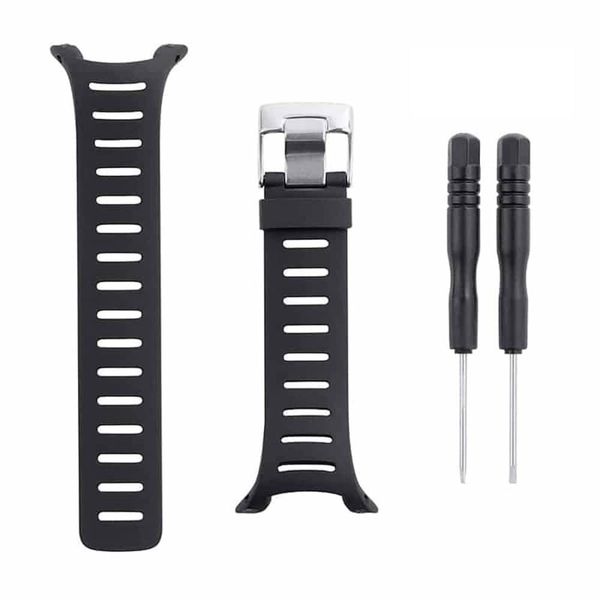 Killer Deals 34mm Silicone Strap for Suunto T1/T1C/T3/T3C/T3D/T4C - Black