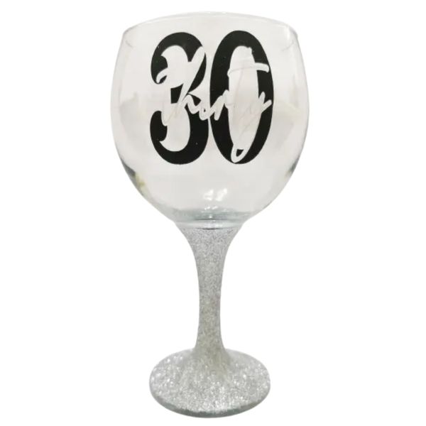 30th Birthday Gin Glass