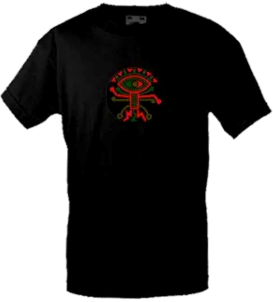 Sound-Activated LED Light-Up T-Shirt (USB Rechargeable) - Speaker Equalizer