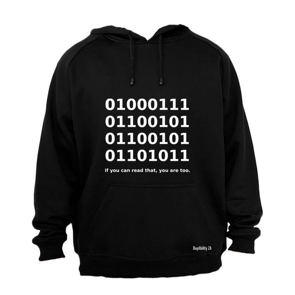 Mens - Hoodie - Black image