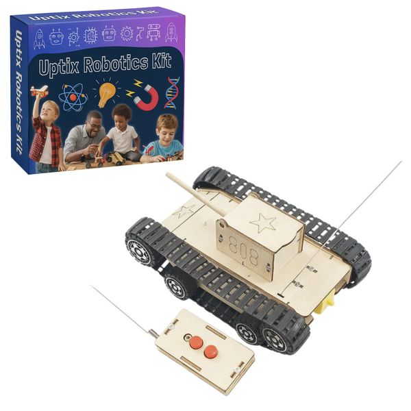 Uptix Remote Control Tank Model Kit - STEM DIY Tank Building Set