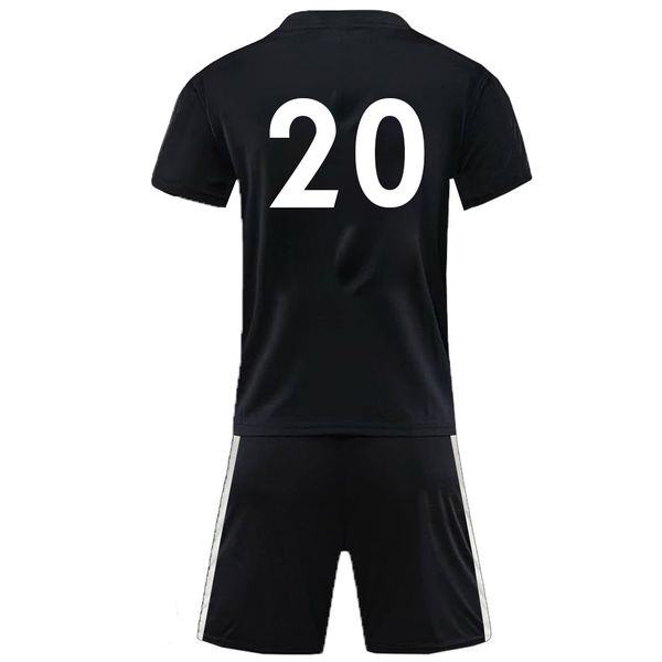 Bufftee Individual Junior Soccer Kit-Number20 AMF Midfielder Jersey&amp; Shorts