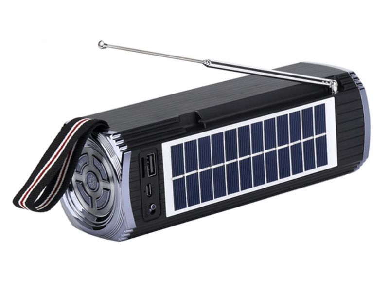 Wireless Speaker/FM Radio/Solar Powered/Torch/Super Bass/TF Card (LPV27)