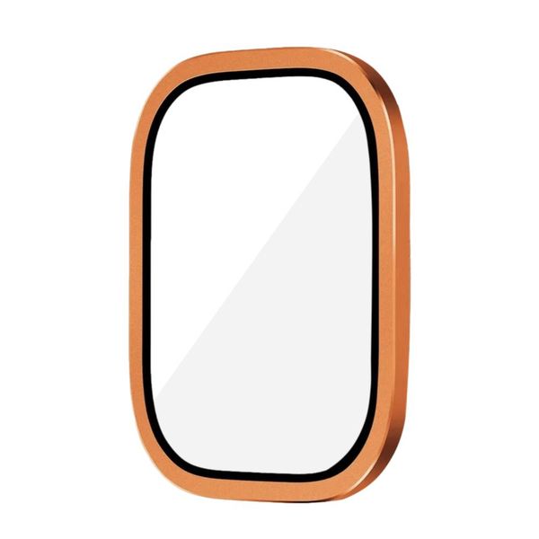 49mm Aluminium Alloy Glass Screen Protector for Apple Watch Ultra - Orange