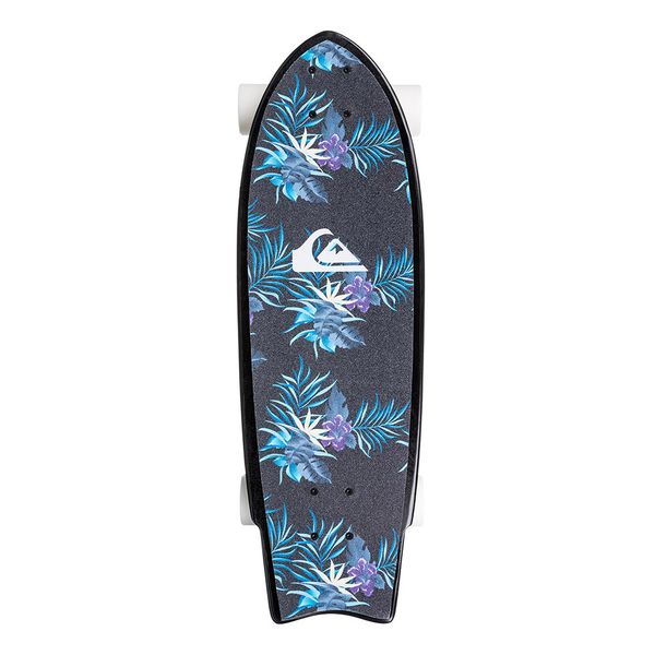 Quiksilver Paradise Express 9" Cruiser Skateboard - White 28 X 9