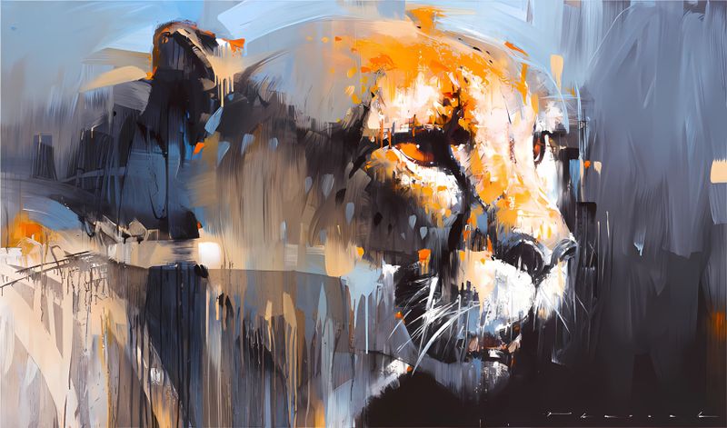 Cheetah In The Wild Artwork image