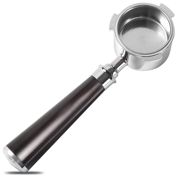 51Mm Portafilter 3 Ears Stainless Steel With Wood Handle And Filter
