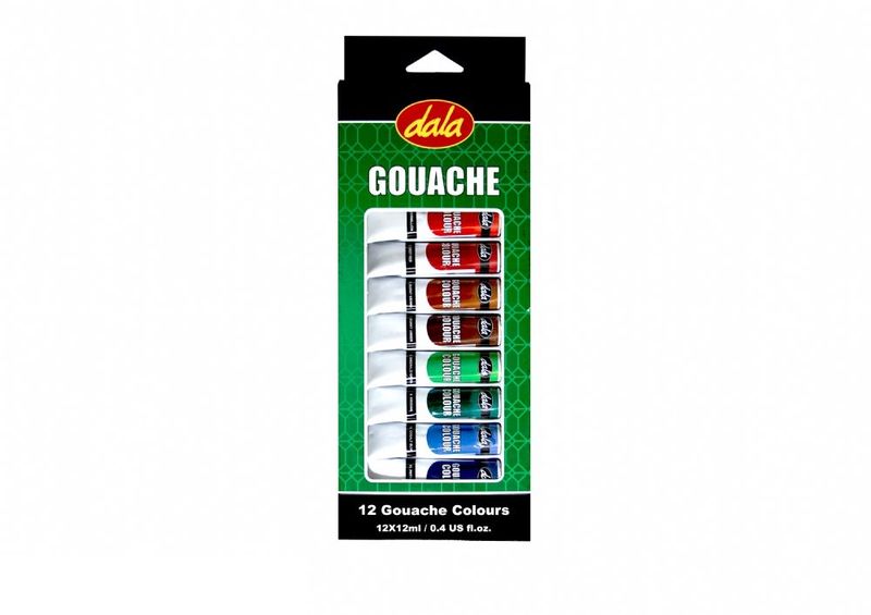 Dala 12 x 12ml Gouache Set