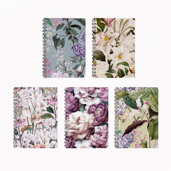 Bridal Shower Notebook Sets - Romantic Floral