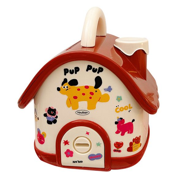 Cute House Shape Money Storage Jar - Banknotes, Coins