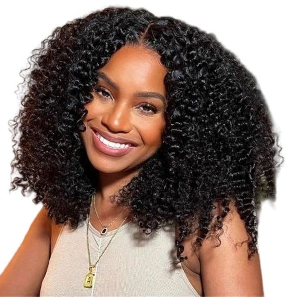 Brazilian Curly Hair 18 Inch Water Wave Wig 13x4 HD Lace Frontal Wig