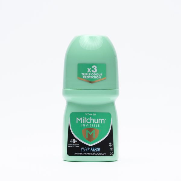 Mitchum Antiperspirant Roll-On for Women - Clear Fresh - 50ml