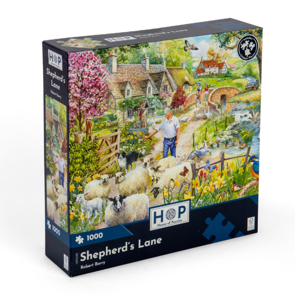 House of Puzzles - Shepherd's Lane - 1000 Piece Jigsaw Puzzle