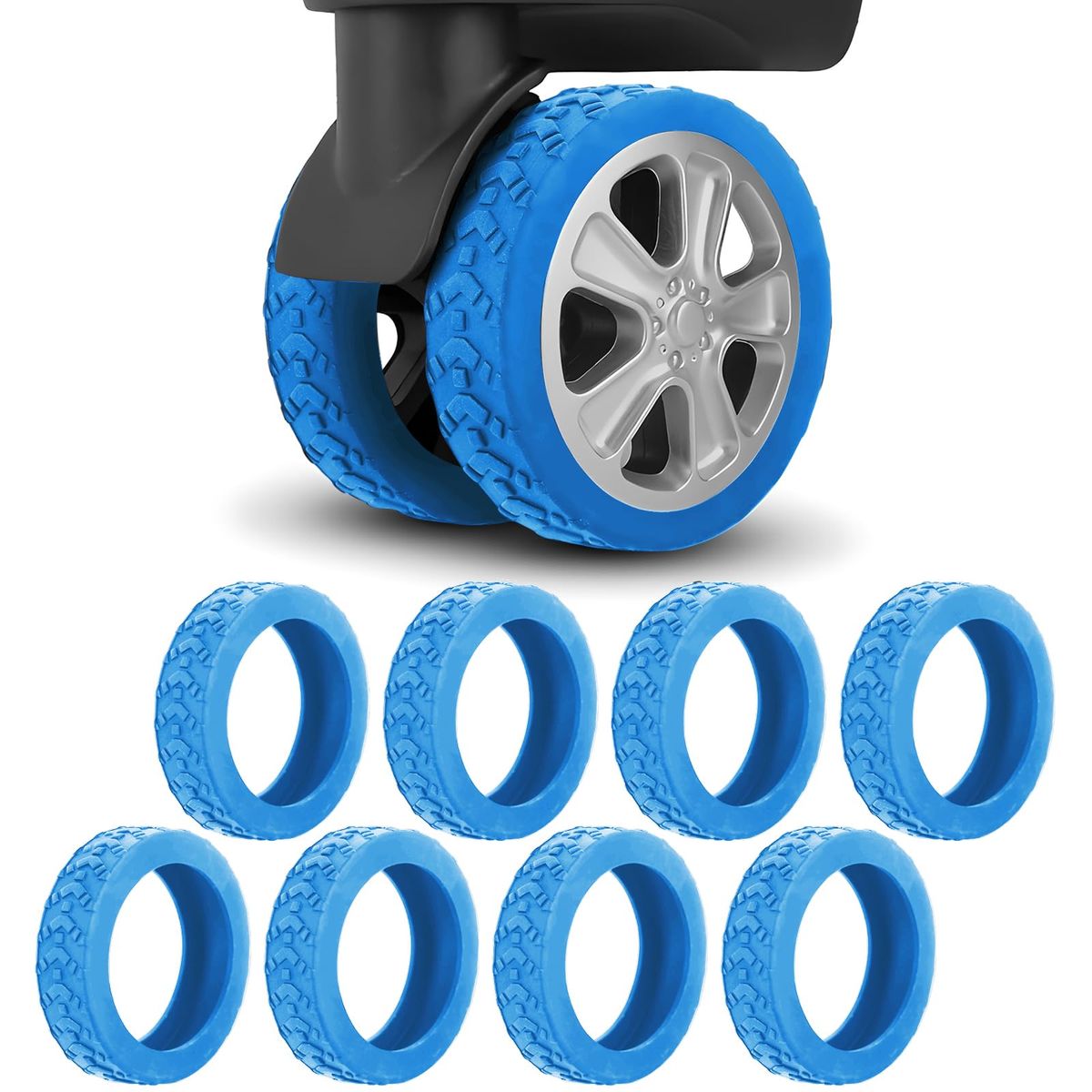 Luggage Wheel Protector Office Chair Wheel Mute Cover Protective Cover