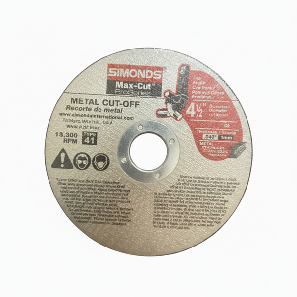 Simonds 10 Piece Inox Cutting Discs 115mm for Stainless Steel