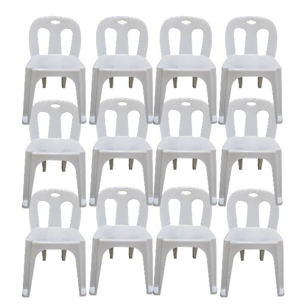 Durable Catering Chair Combo Set of 12 -White