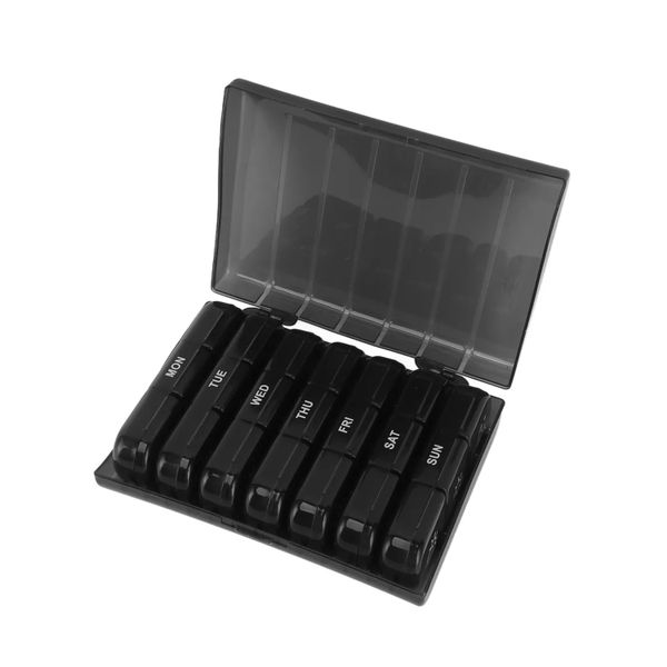 PMB-4-7-28, Weekly Pill Organizer 4 Times a Day Travel Pill Box 7 Day