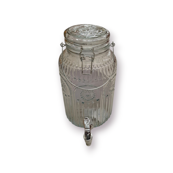 Glass Beverage Dispenser - 4LT