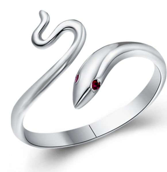 Azov™ 925 Sterling Silver Snake Ring For Women - Size Adjustable