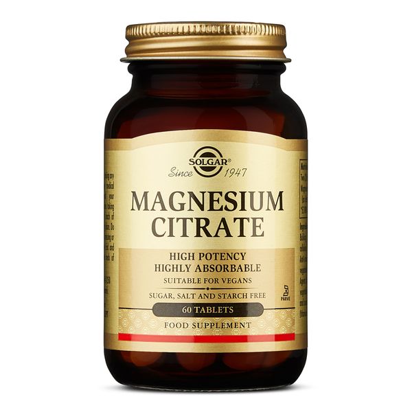 Solgar Magnesium Citrate 60 Tablets