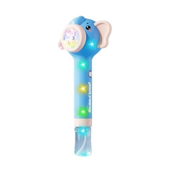 Automatic Bubble Stick Toy with Dazzling Lights, Handheld Bubble Sprayer