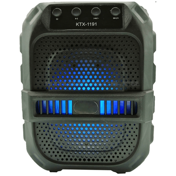 Wireless Portable Bluetooth Speaker with LED Light (KTX-1191)