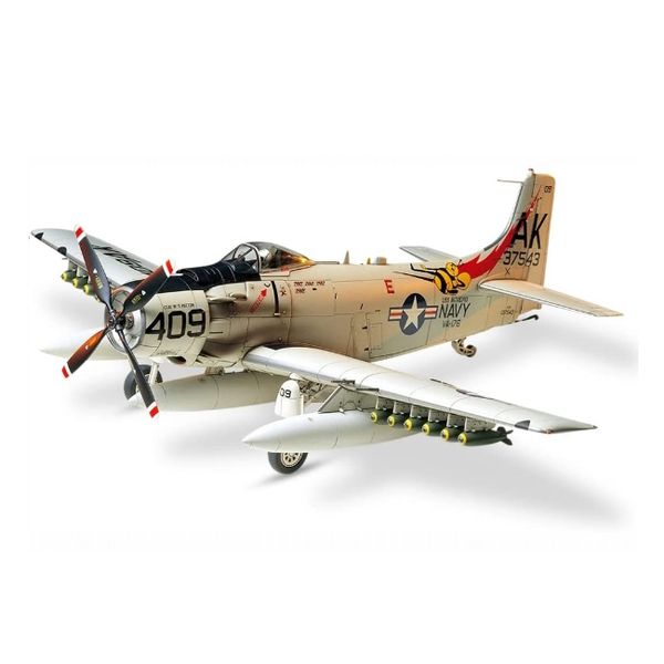 Tamiya 1/48 Douglas Skyraider AD-6 (A-1H) Plane Plastic Model Kit