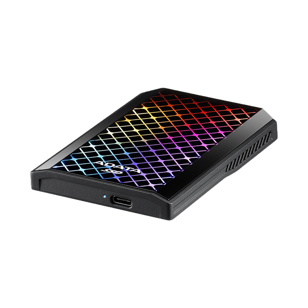 Adata External Portable 1TB Solid State Drive with RGB Lighting