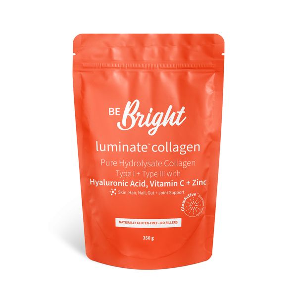 Luminate Collagen Powder with Hyaluronic Acid + Vitamin C + Zinc (350g)