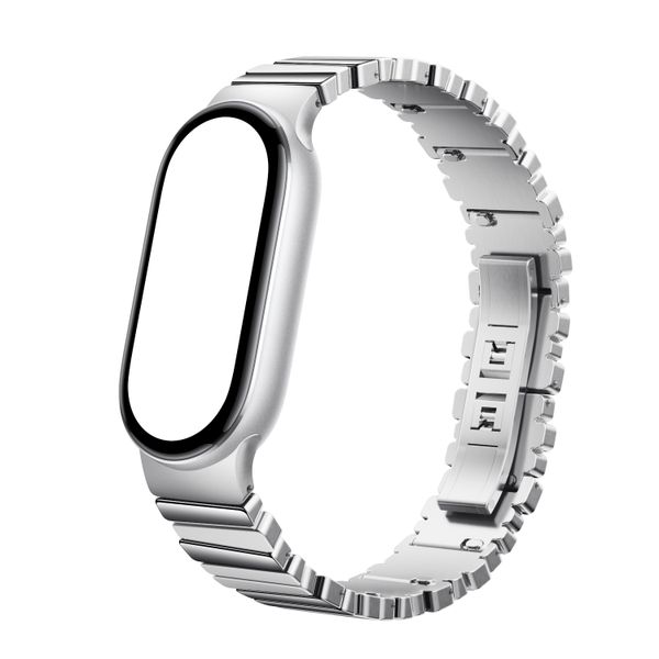 Xiaomi Smart Band 10 Asymmetrical Metal Strap - Silver