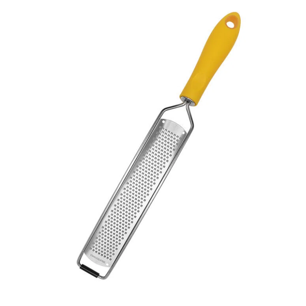 Premium Stainless Steel Lemon Zester &amp; Cheese Grater with Non-Slip Handle