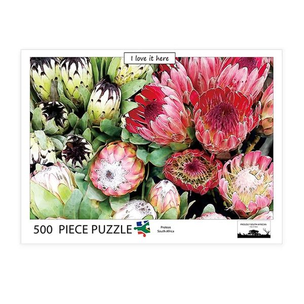 I love it here Protea red 500 piece puzzle