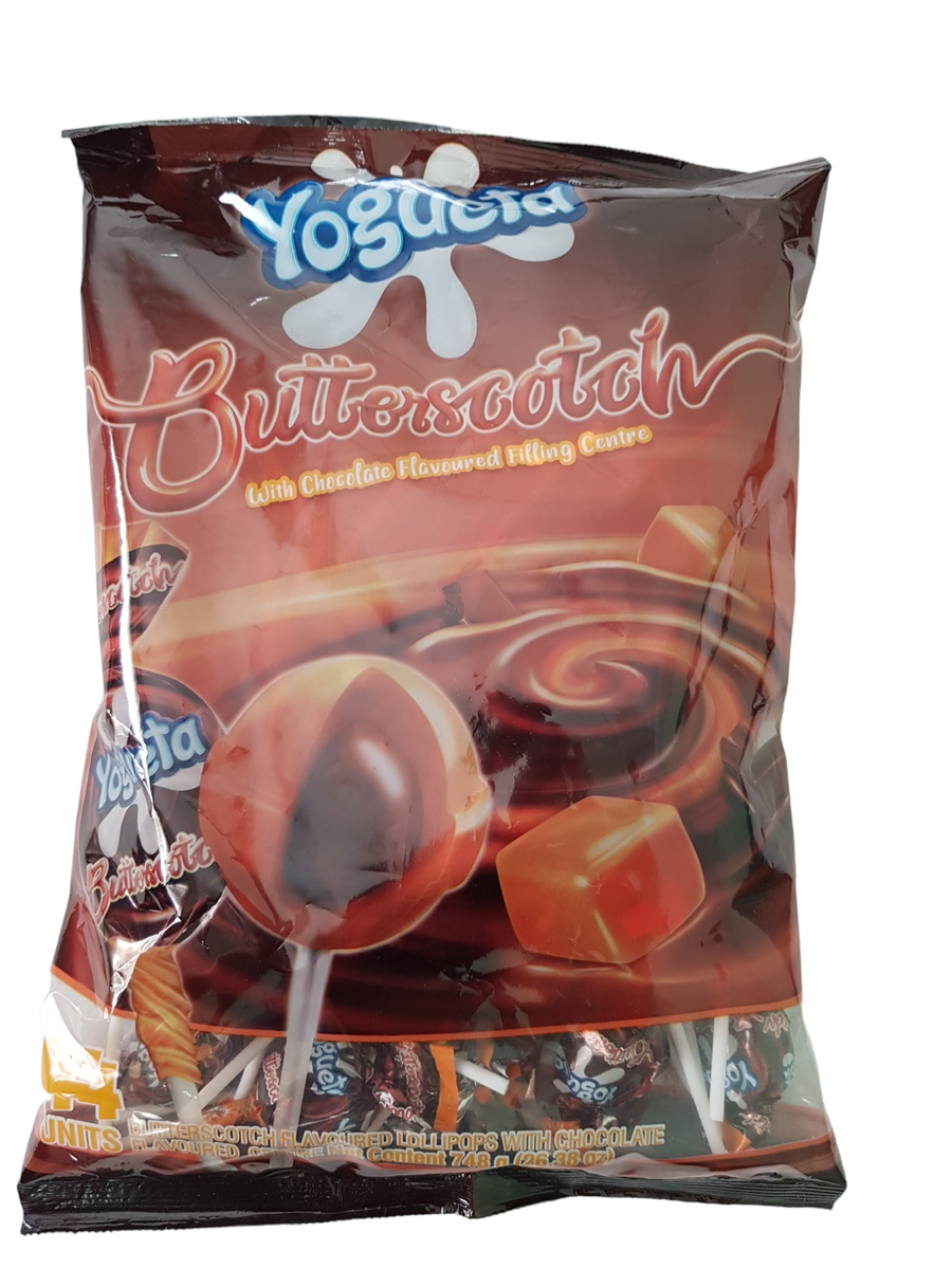 Yogueta Butterscotch Lollipops (44's) Shop Today. Get it Tomorrow