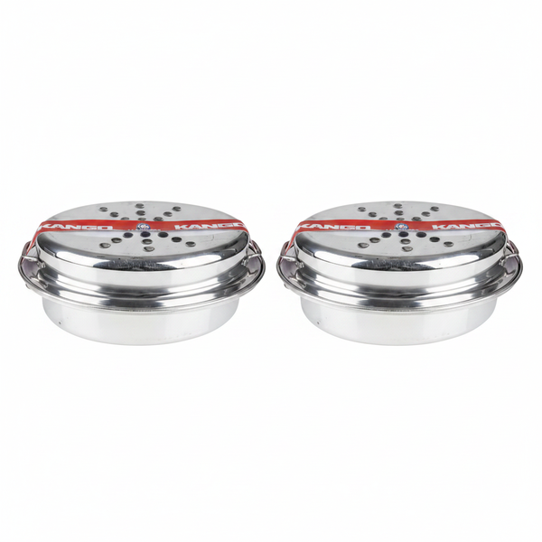 Durable Aluminium Roasting Pan for Meats and Vegetables - 2 Pack