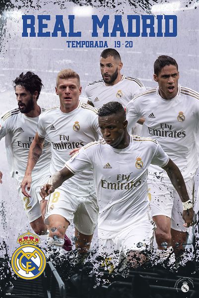 Real Madrid - Players 2019-2020 Poster