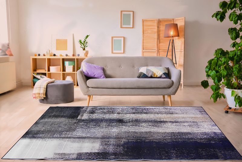 230cmx160cm Purple LMA CX17 Authentic 3D Printed Design Lightweight Rug