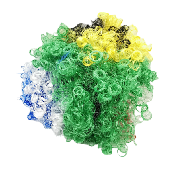 SA Colours Party Artificial Hair Wig Rainbow Nation