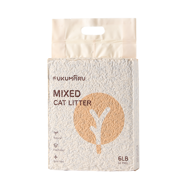 Fukumaru Mixed Cat Litter (Applewood)