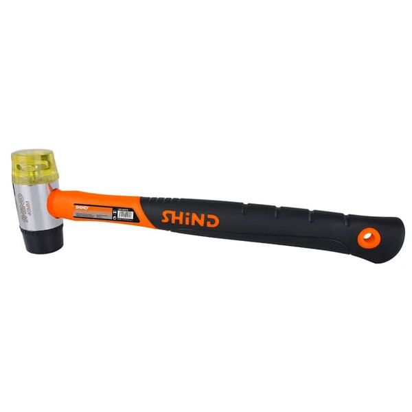 Shind Rubber Mallet Dual Head Nylon Rubber Installation Hammer With Soft Handle