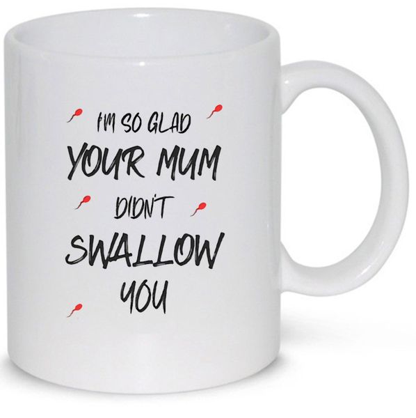 I'm so glad your mom did not swallow you v9 Pack Mug
