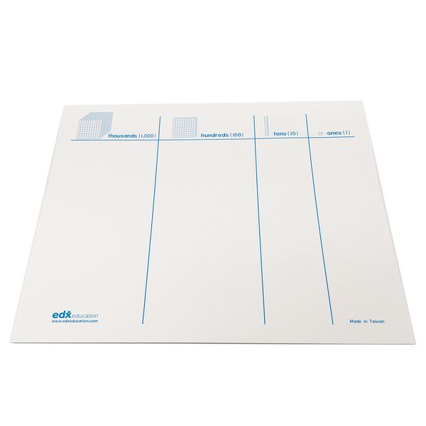 EDX Education Base Ten Workpad - 25 Sheets