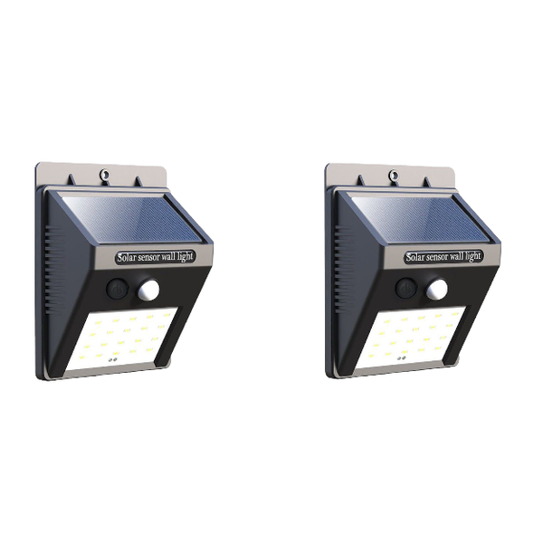 Solar Wall Light - Set of 2